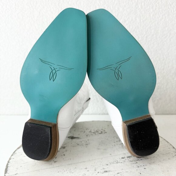 Lane Smokeshow Girls White Cowboy Boots Size 3 Western Cowgirl Kids Childrens - Picture 9 of 12